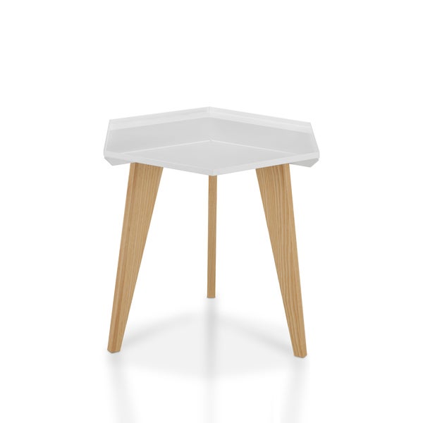 Furniture of America Keln Contemporary 19-inch Geometric Side Table