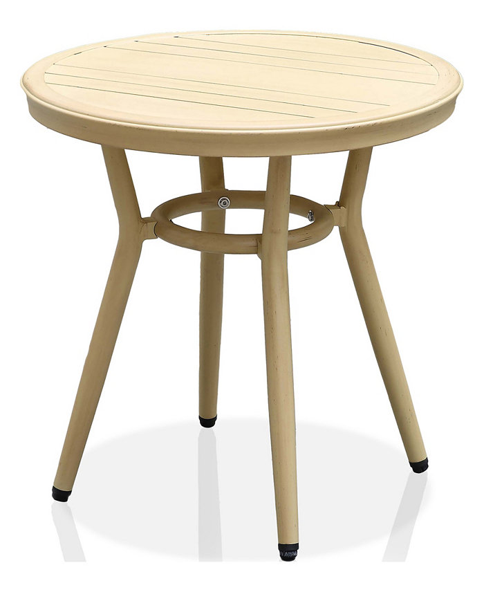 Furniture of America Capitola Round Patio Side Table