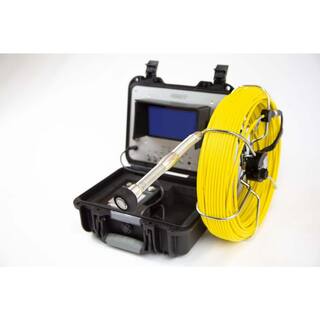 FORBEST Portable 130 ft. cable Color SewerDrainPipe inspection Camera W 512Hz Sonde Transmitter PIC3188SDT-130