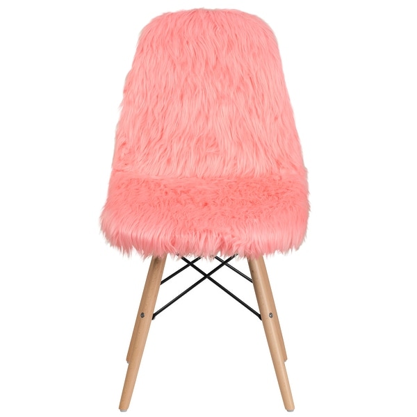 4Pk Shaggy Dog Accent Chair - Dorm Chair