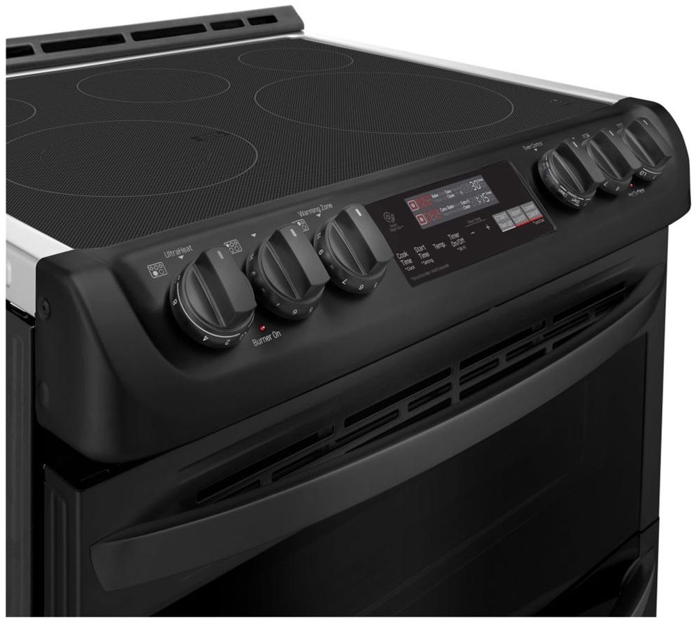 LG 7.3 Cu. Ft. Black Slide-In Double Electric Convection Range With ProBake Convection