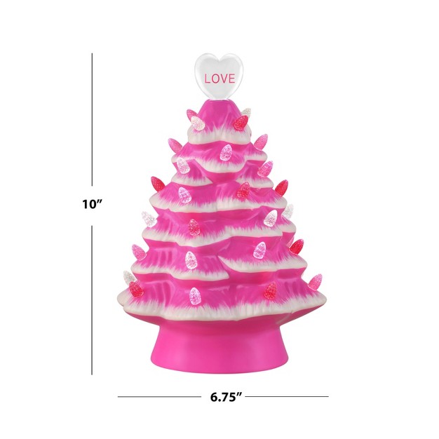 Ceramic Led Valentine Tree