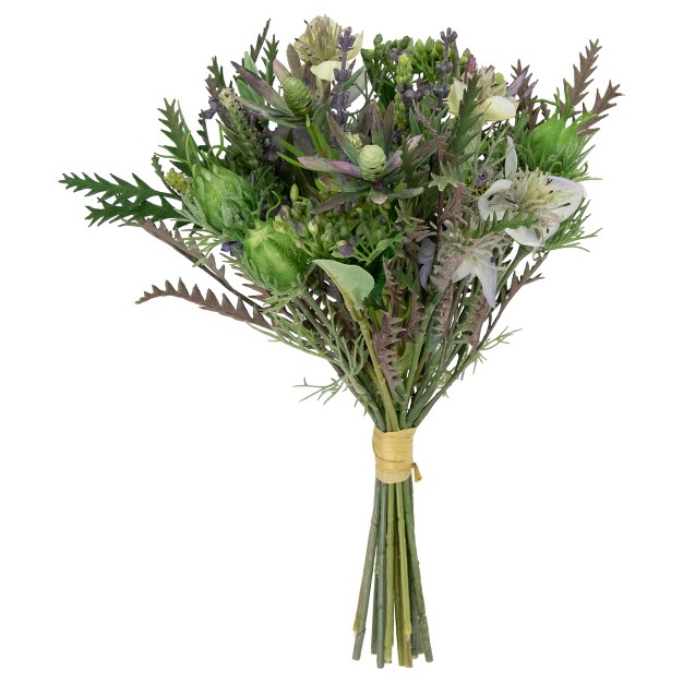 Nigella Pod And Protea Artificial Floral Bouquet