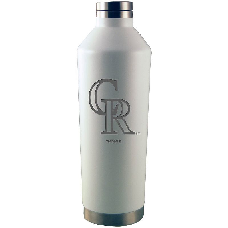 White Colorado Rockies 26oz. Primary Logo Water Bottle