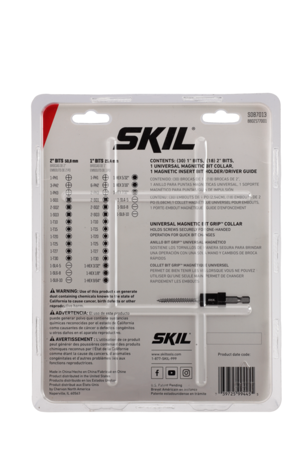 SKIL Screw Driving Bit Kit 50pc ;