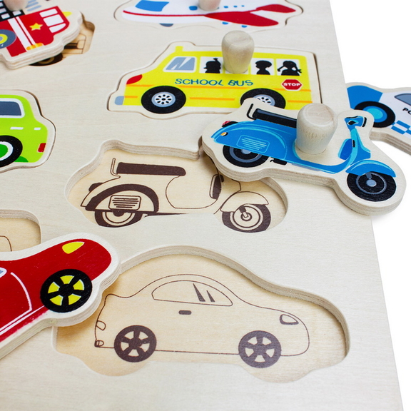 Brybelly Jumbo People Movers Peg Puzzle