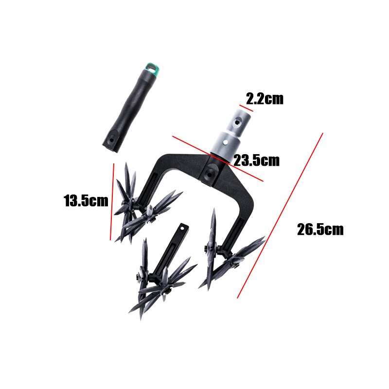 Tool Cultivator Ripper Tool Plastic Tines Soil Ripper For Deep Cultivation And Aeration Manual Garden Scarifier Dropshipping