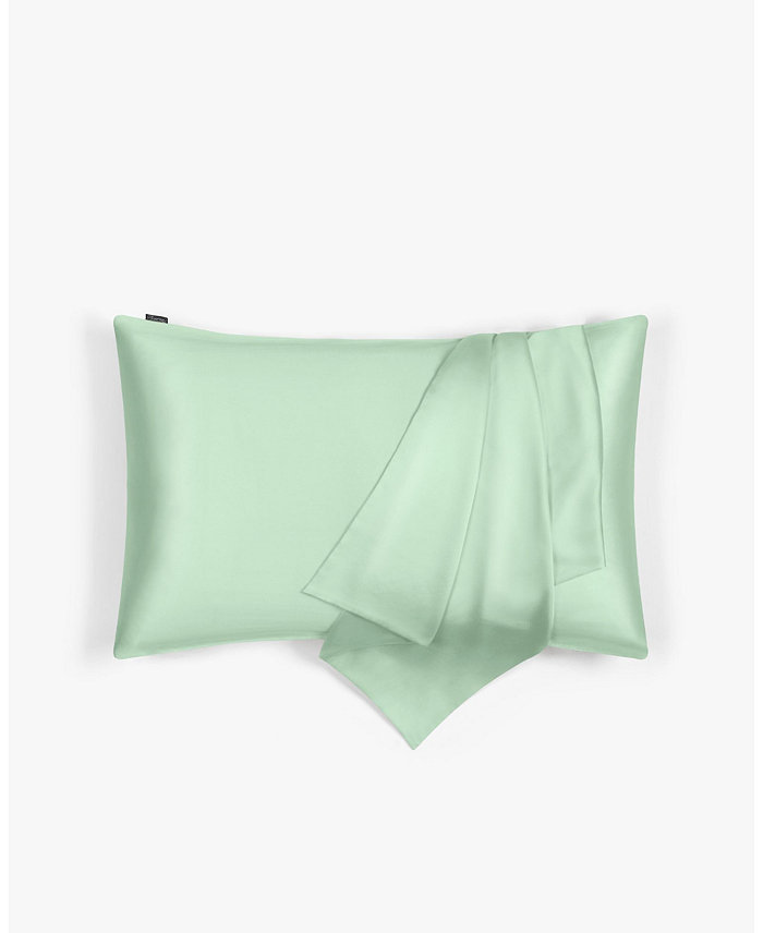 LILYSILK Green Mulberry Silk Pillowcase， Standard