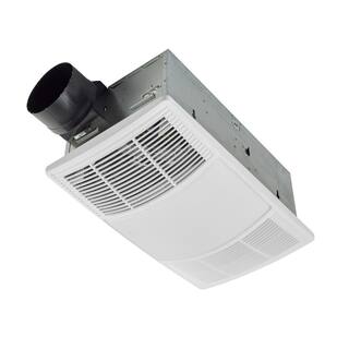 Broan-NuTone PowerHeat 80 CFM Ceiling Bathroom Exhaust Fan with Heater and CCT LED Lighting BHFLED80