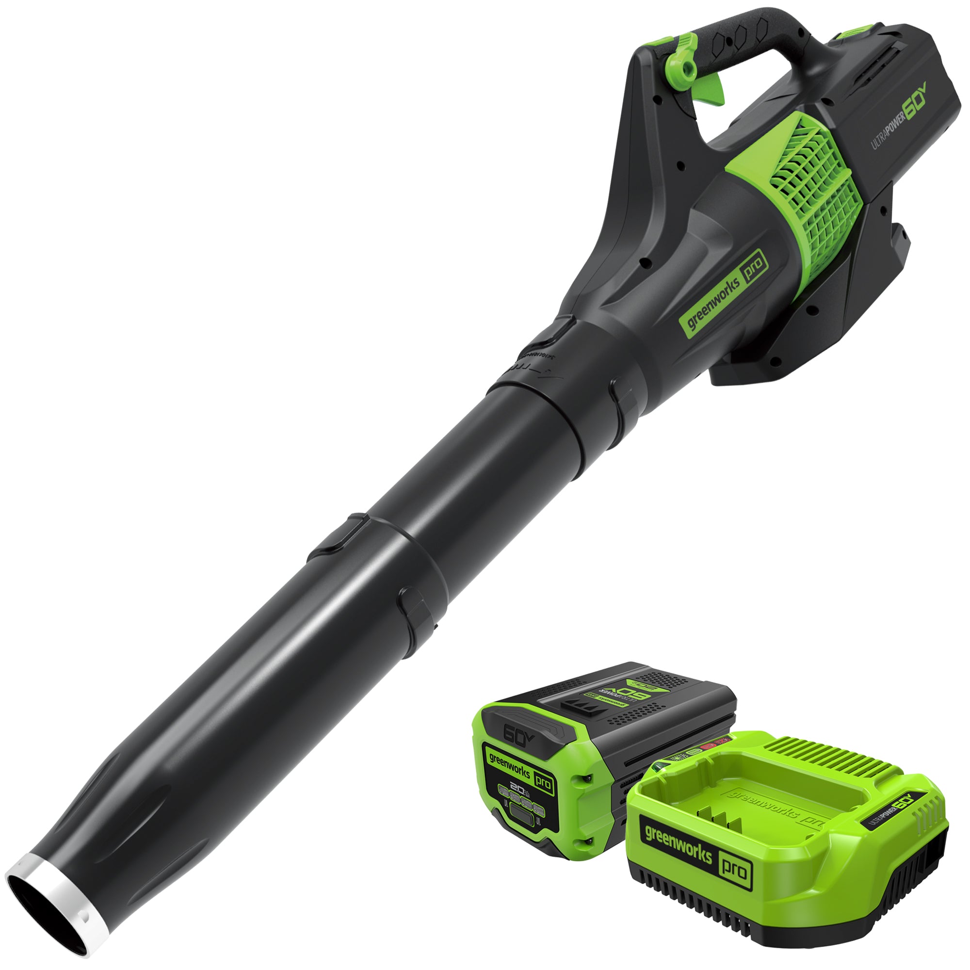 60V 450 CFM Leaf Blower  Battery | Greenworks Tools