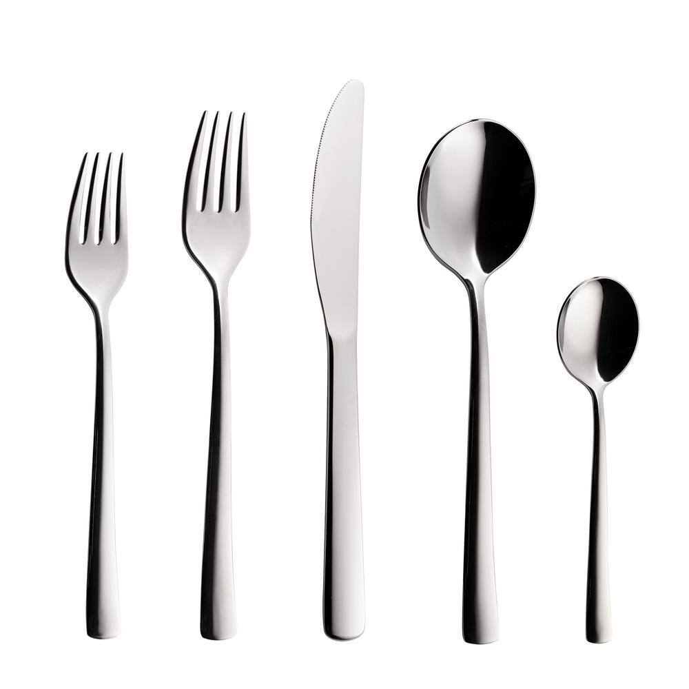 Tramontina Berlin 20-Piece 1810 Stainless Steel Flatware Set 80327001DS