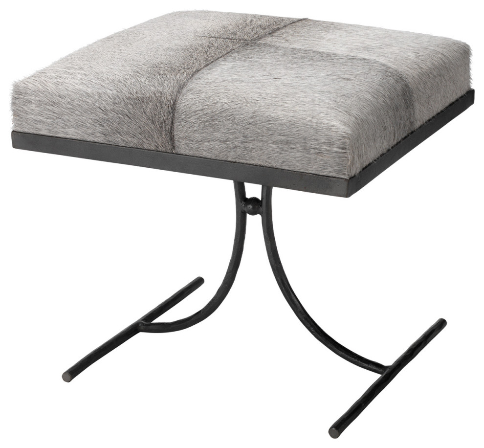 Landrad Stool   Contemporary   Footstools And Ottomans   by Rustic Home Furniture Deco  Houzz