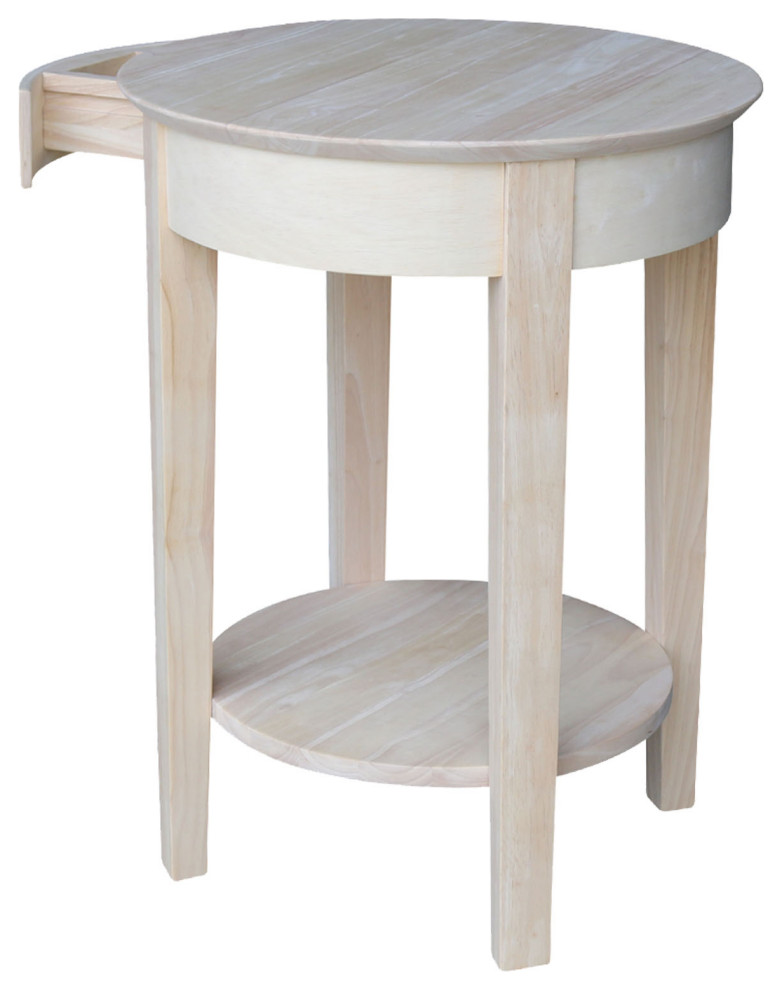 Mission Entry Table   Transitional   Side Tables And End Tables   by International Concepts  Houzz