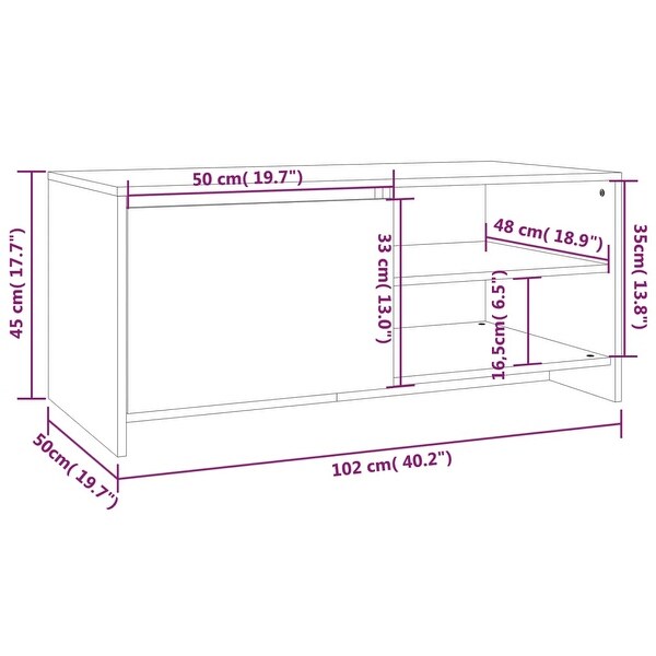 Coffee Table White 40.2