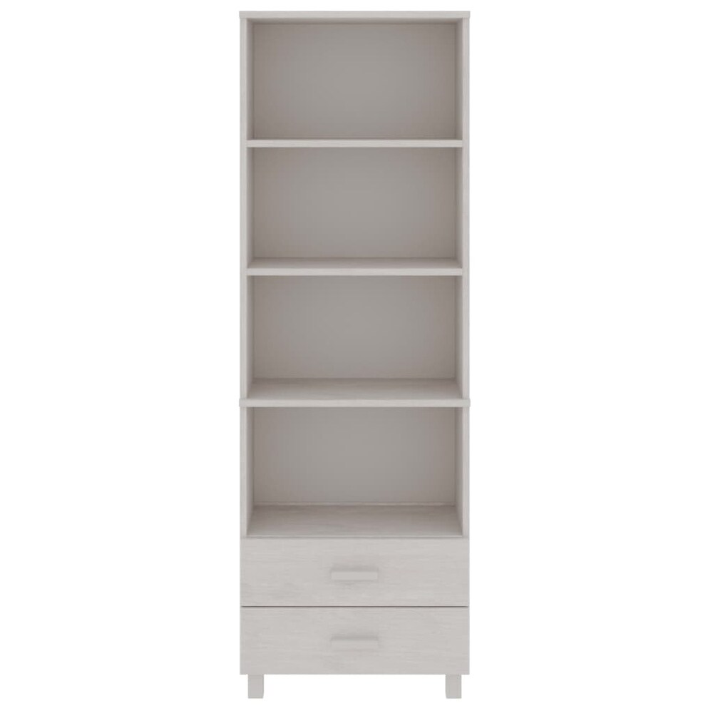 vidaXL Cabinet Bookshelf Entryway Cabinet with Storage HAMAR Solid Wood Pine   23.6\