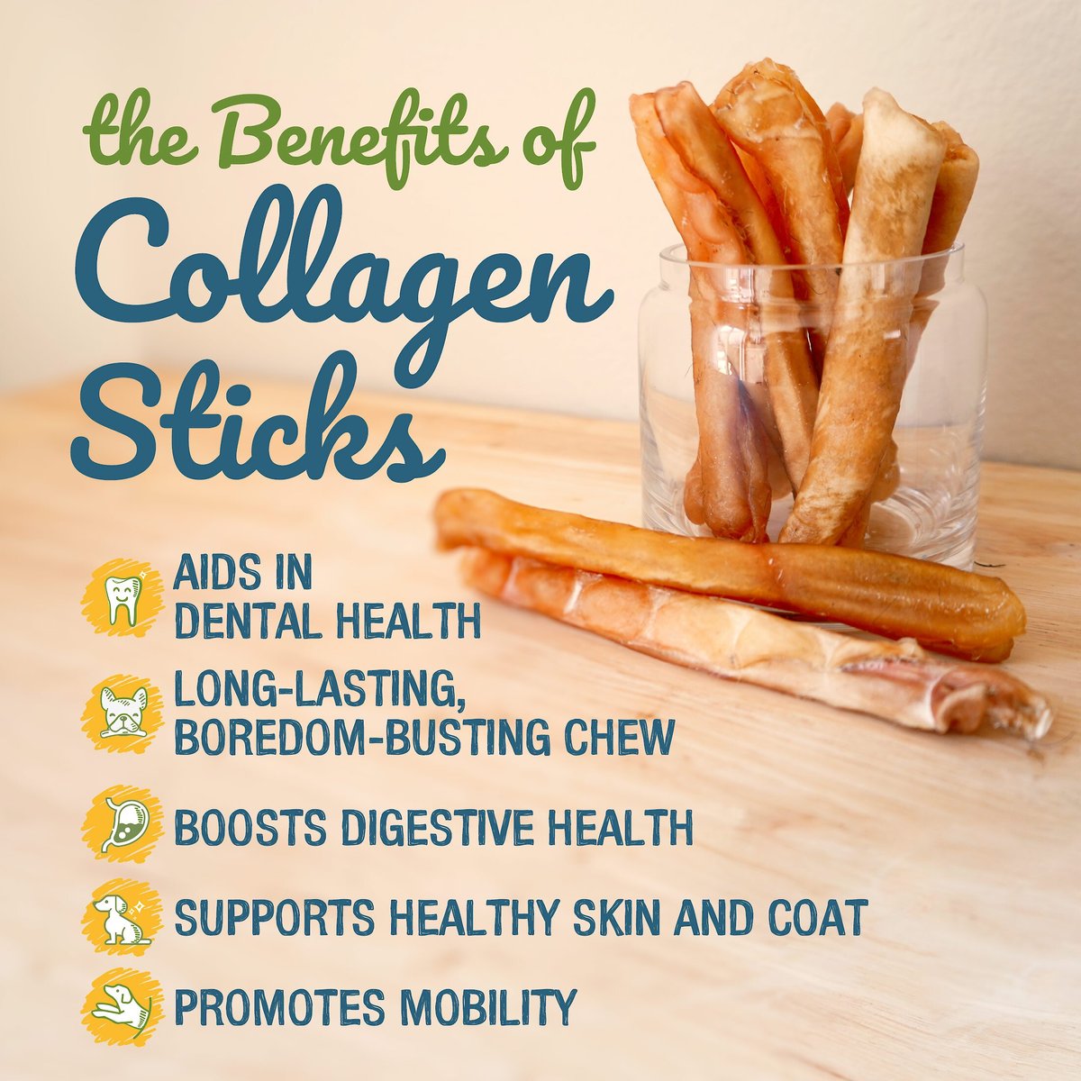 Pawstruck Collagen Stick Dog Treats