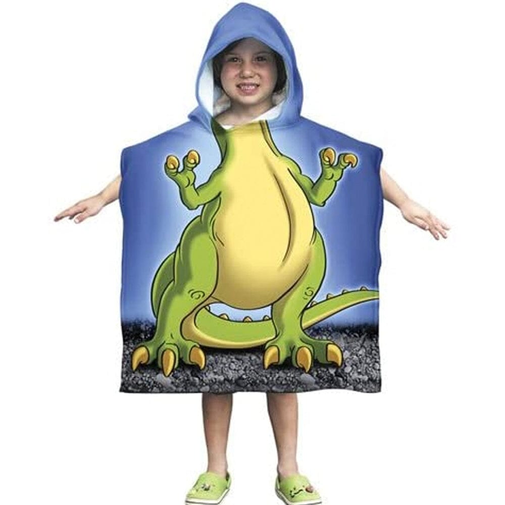 T-Rex Super Soft Plush Cotton Hooded Towel Bath Beach Pool Poncho