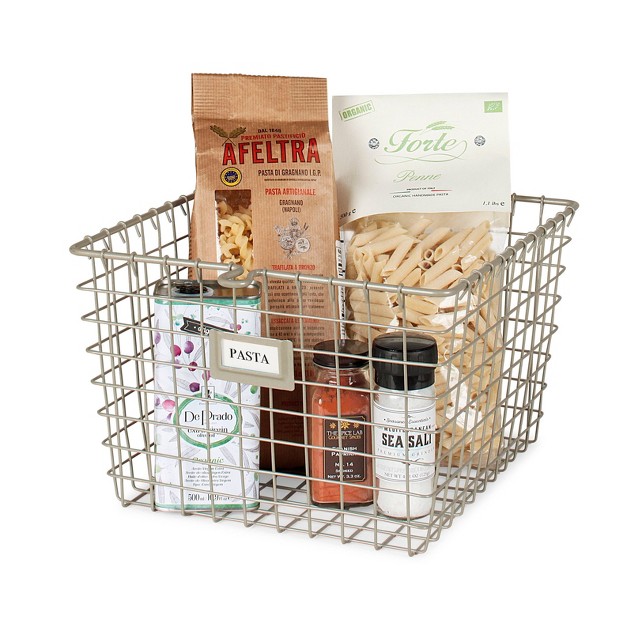 Spectrum Diversified Medium Storage Basket Silver