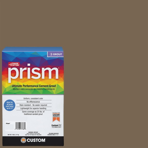 Bedrosians Custom Prism Sanded Grout  17 lb