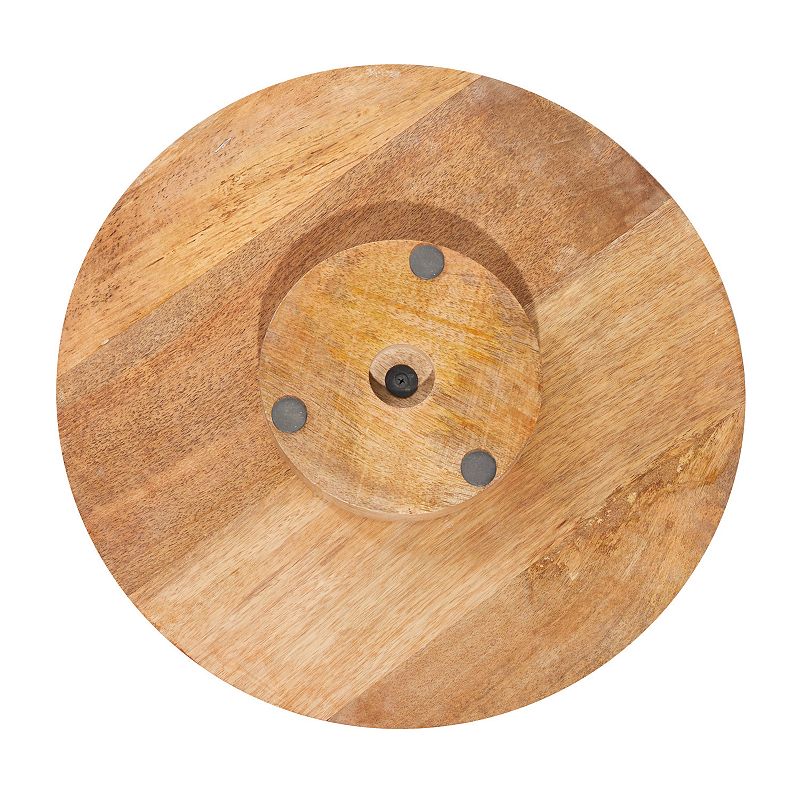 Stella and Eve Wooden Lazy Susan Cake Stand