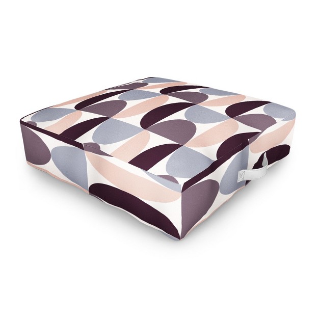 Colour Poems Patterned Geometric Shapes Cci Outdoor Floor Cushion Deny Designs