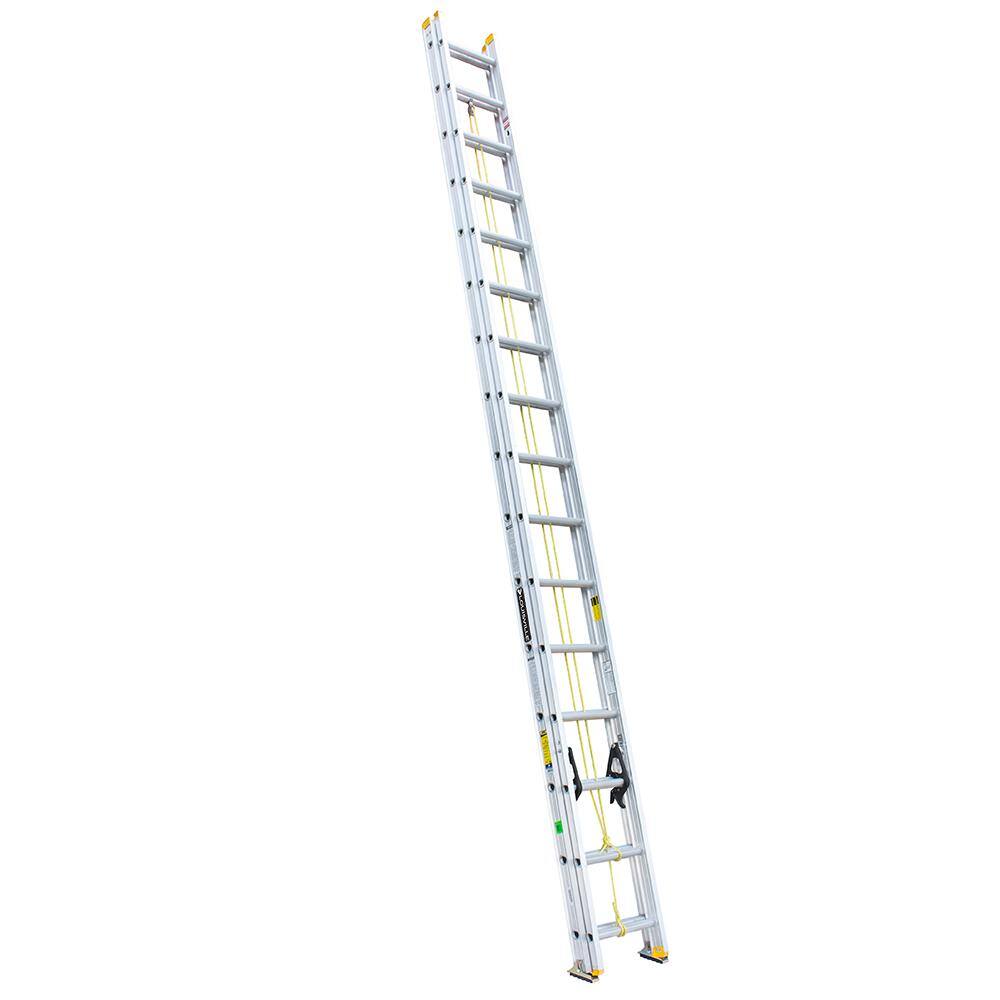 Louisville Ladder 32 ft. Aluminum Extension Ladder with 250 lbs. Load Capacity Type I Duty Rating AE3232