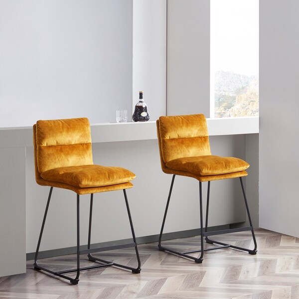 Corvus Carson 26-inch Contemporary Counter Stools (Set of 2)