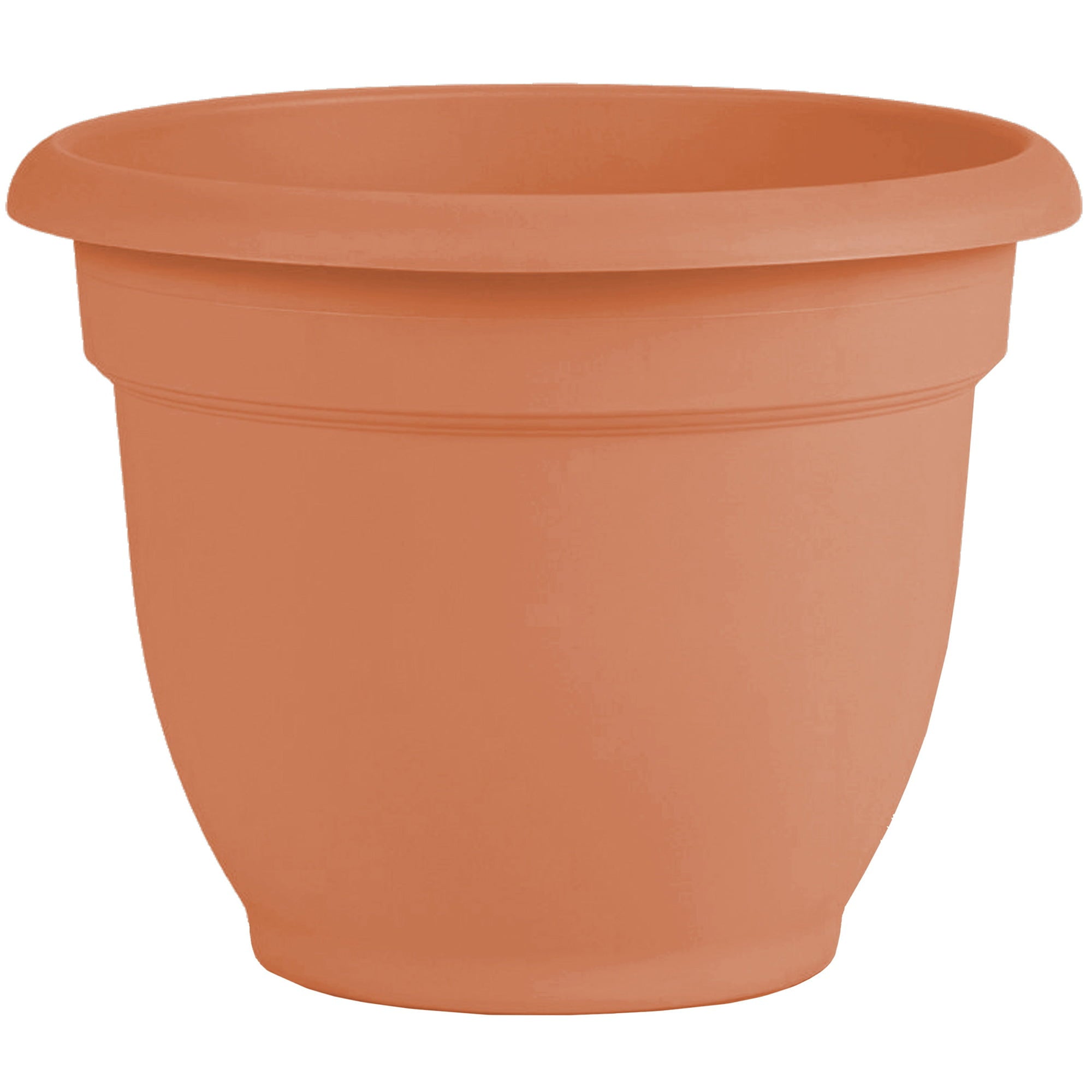 Bloem Ariana Self Watering Planter: 12" - Muted Terra - Durable Resin Pot, For Indoor and Outdoor Use, Self Watering Disk Included, Gardening, 3 Gallon Capacity