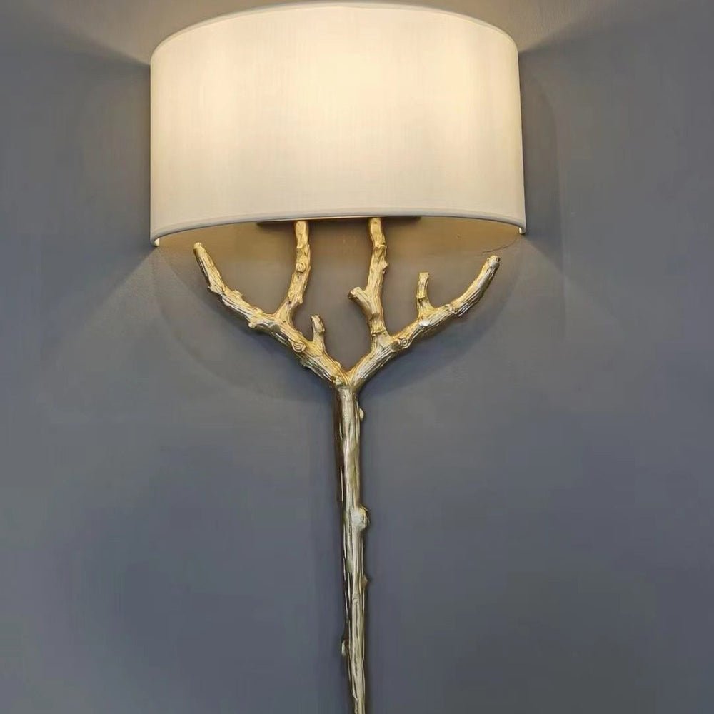 Brass Branch Wall Lamp