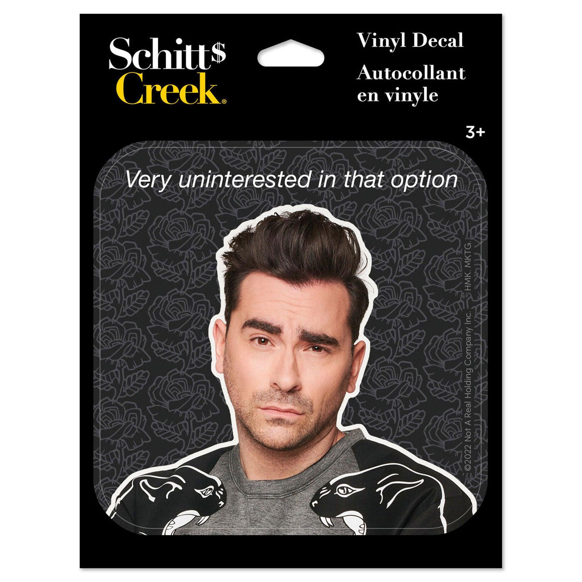 Hallmark  Schitt's Creek David Rose Very Uninterested Vinyl Decal