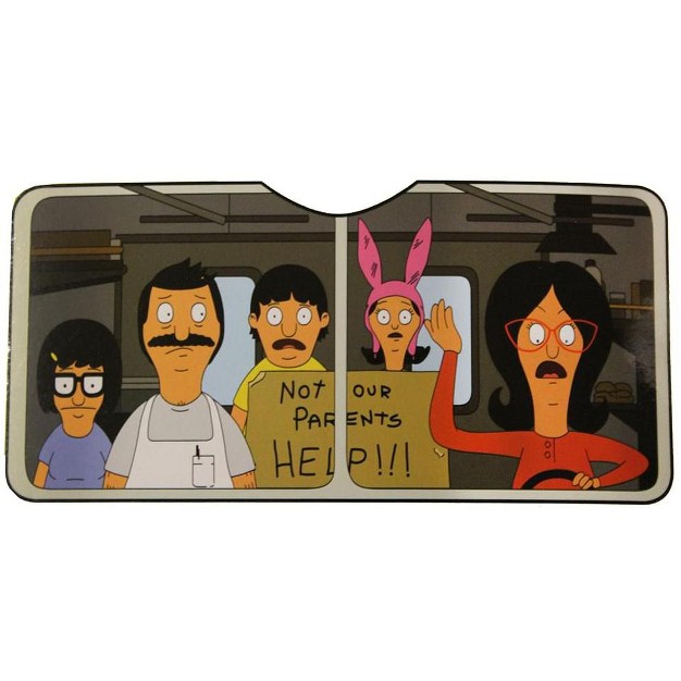 Surreal Entertainment Bob x27 s Burgers Car Sun Shade