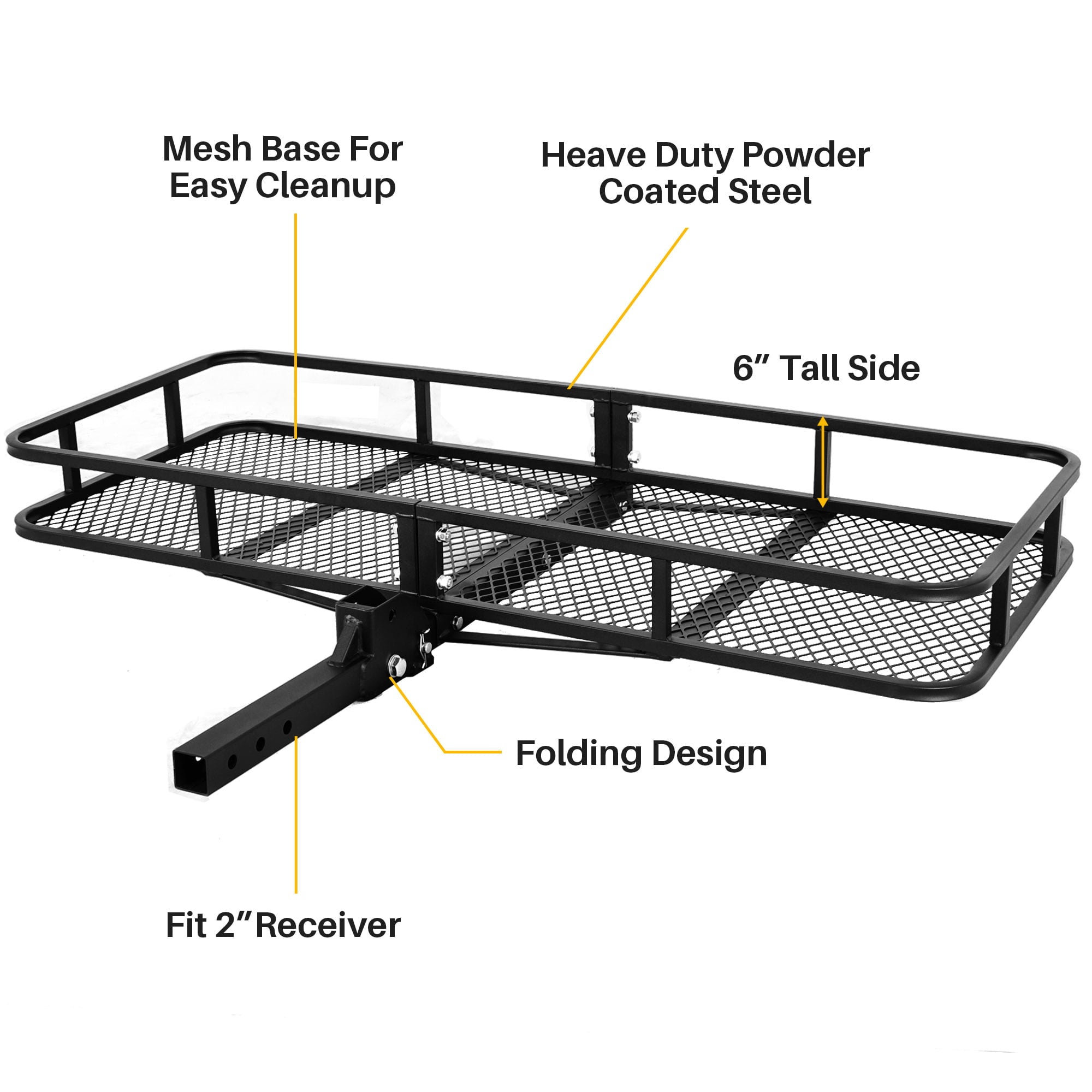 Arksen Folding Cargo Carrier Luggage Basket 2