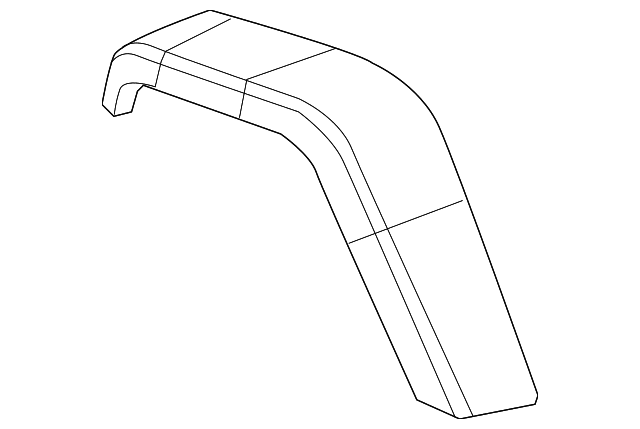 Genuine OE Mopar Wheel Flare - 6CE71RXFAG