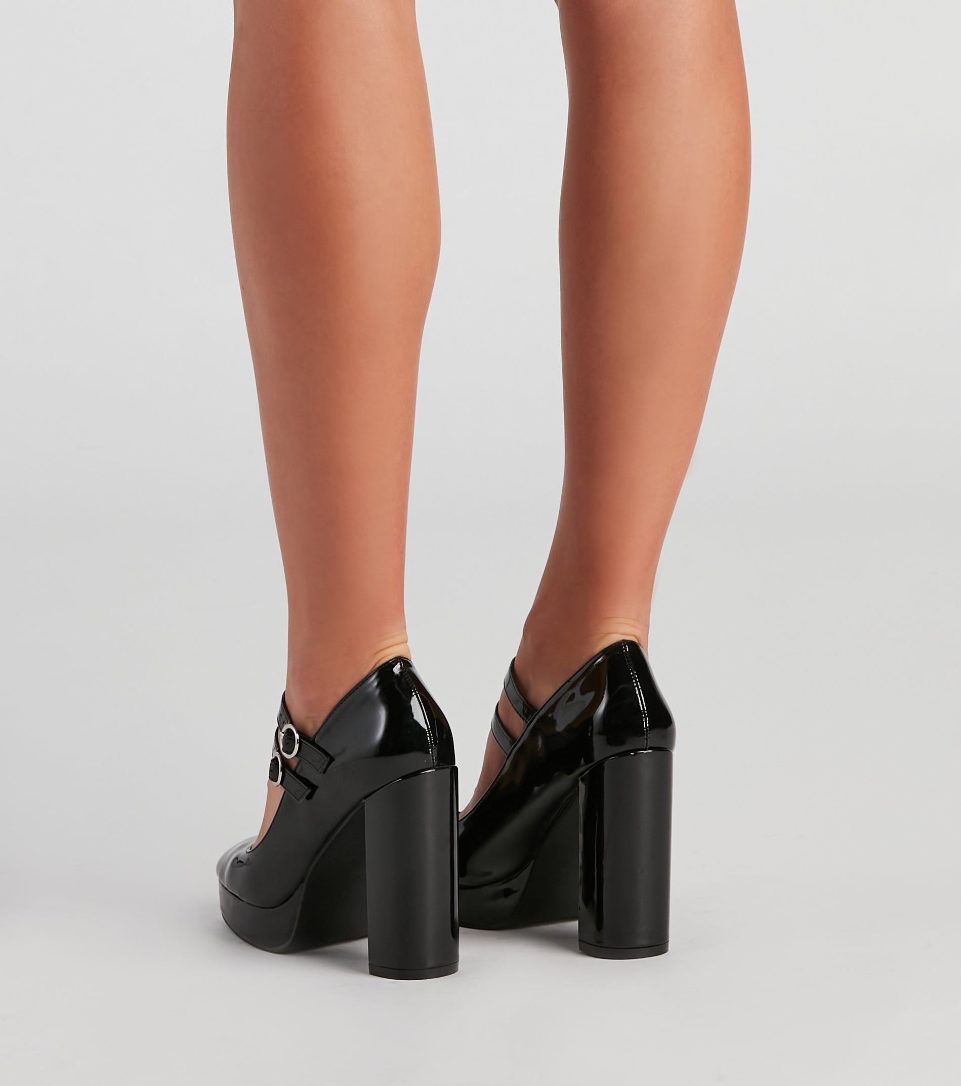 Such A Doll Patent Mary Jane Heels