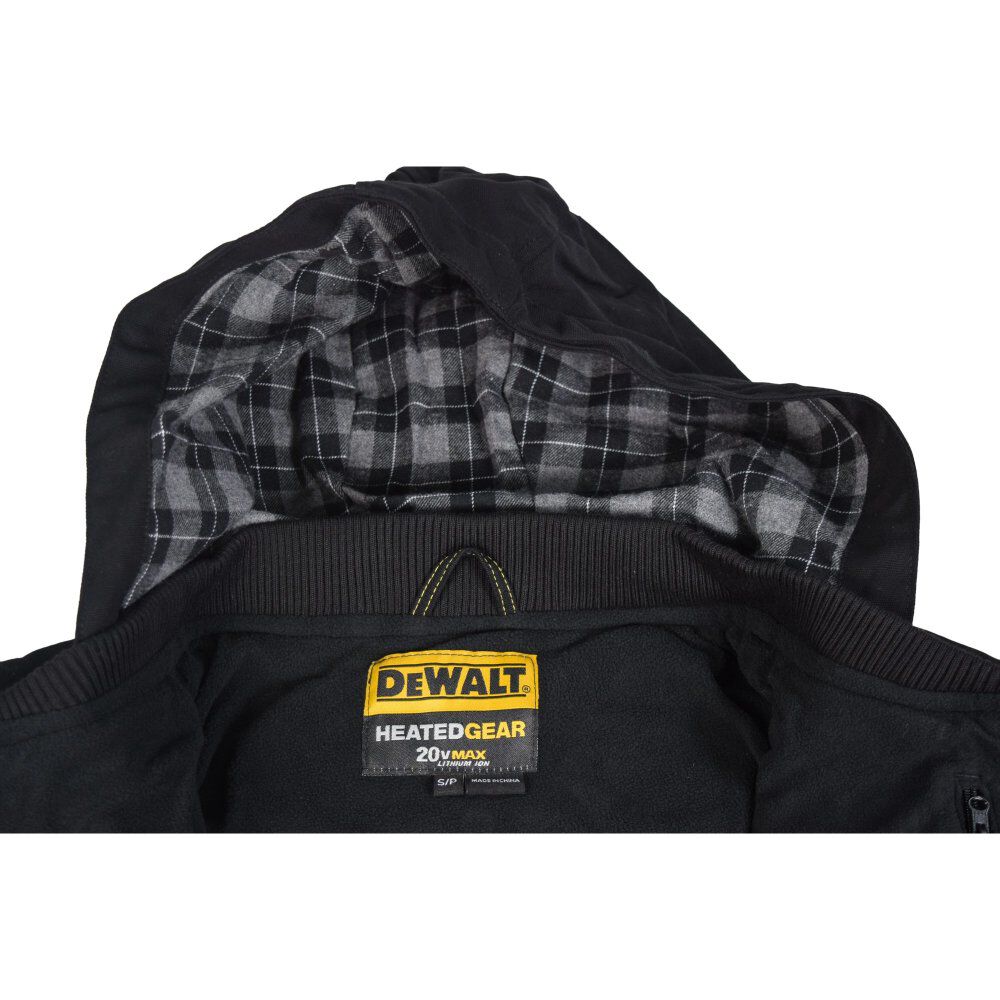 DEWALT 20V MAX Heated Jacket Black with Hood Kit Large DCHJ076D1-L from DEWALT