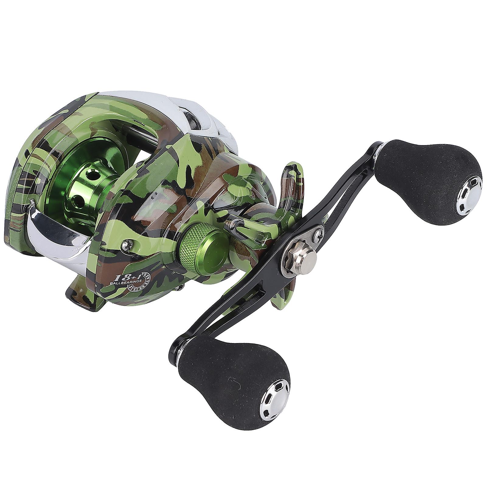 Pro Beros Baitcasting Reel 18+1 Bearing 7.2:1 Gear Ratio Fishing Wheel Right Hand