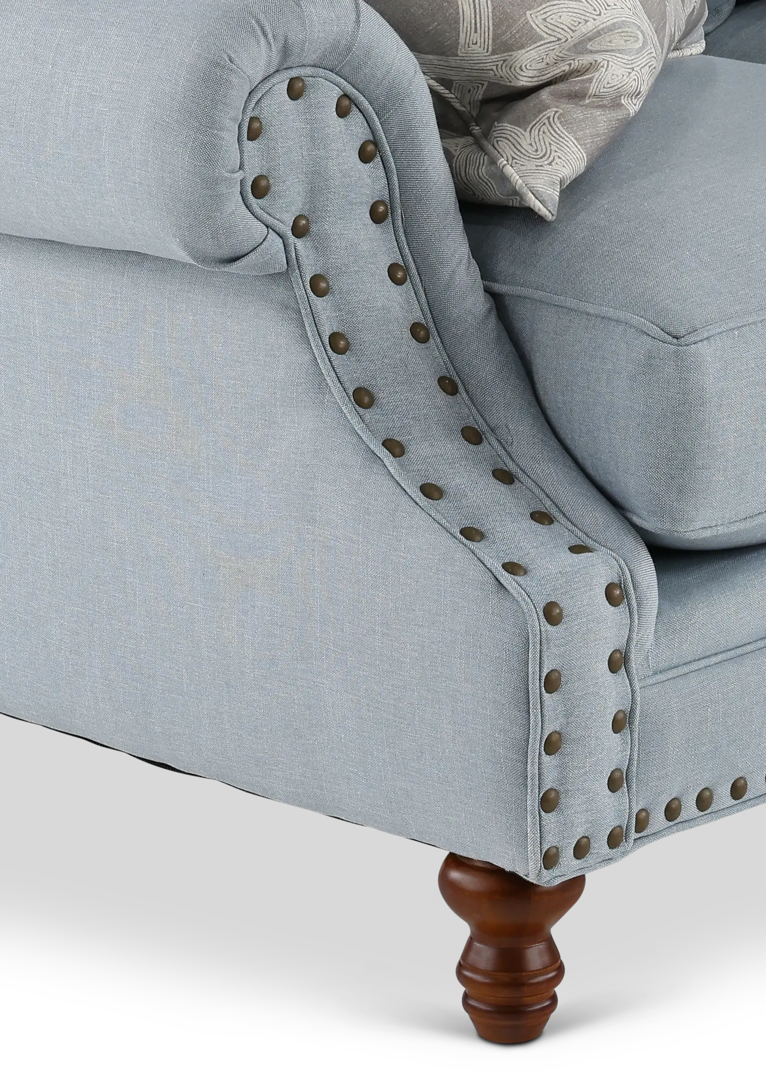 Ashford Light Blue Loveseat