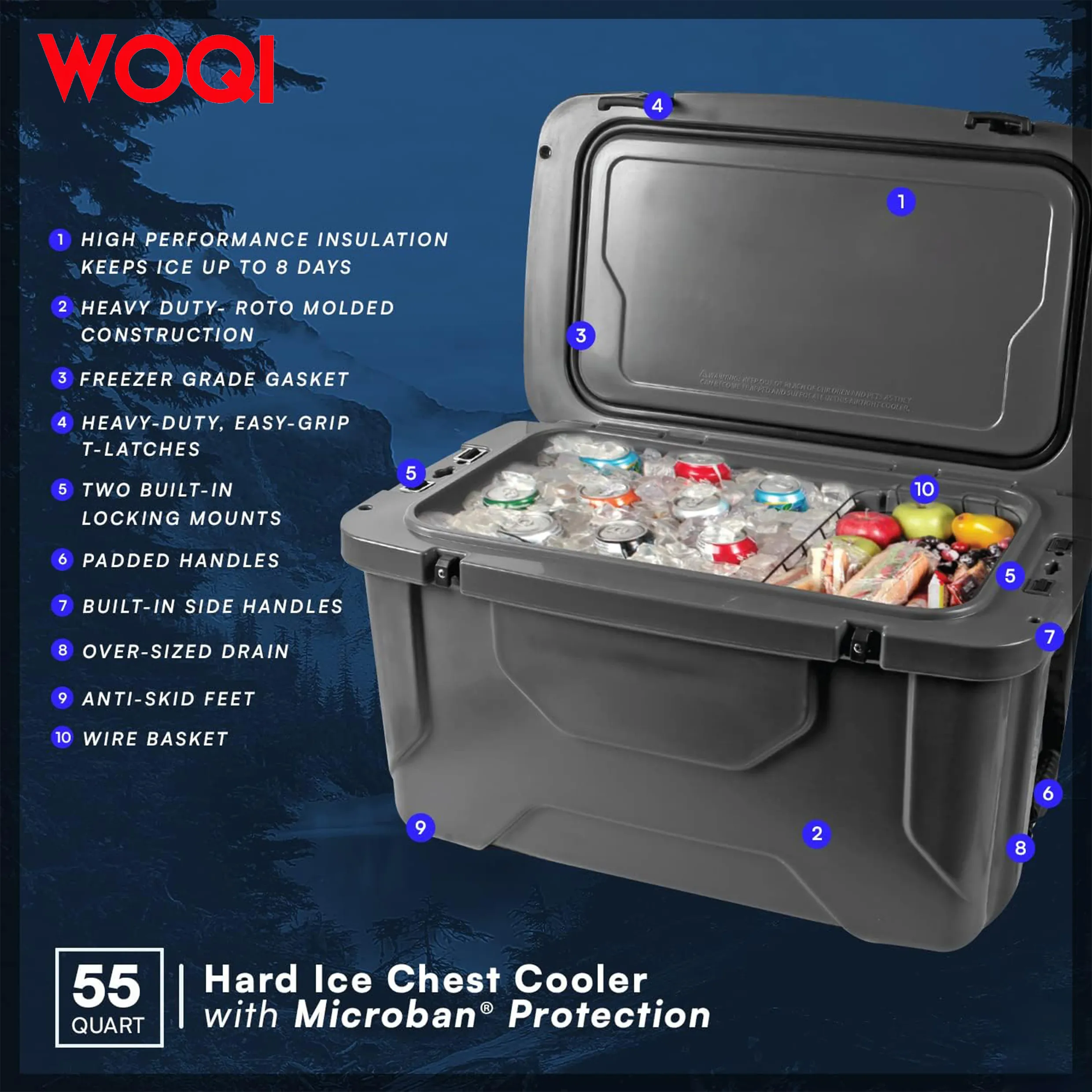 WOQI Refrigeration Advanced Freezer Rotary Cooler