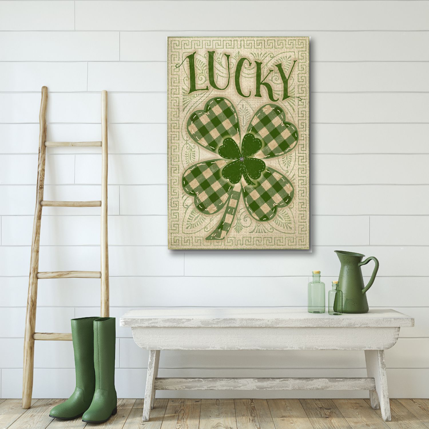 COURTSIDE MARKET Lucky Canvas Wall Art