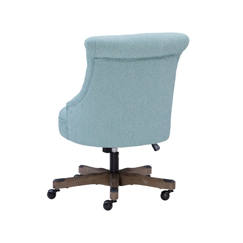 Bond Blue Speckled Upholstered Office Chair