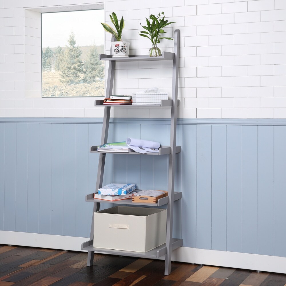 5   Tier Ladder Shelf Bookshelves