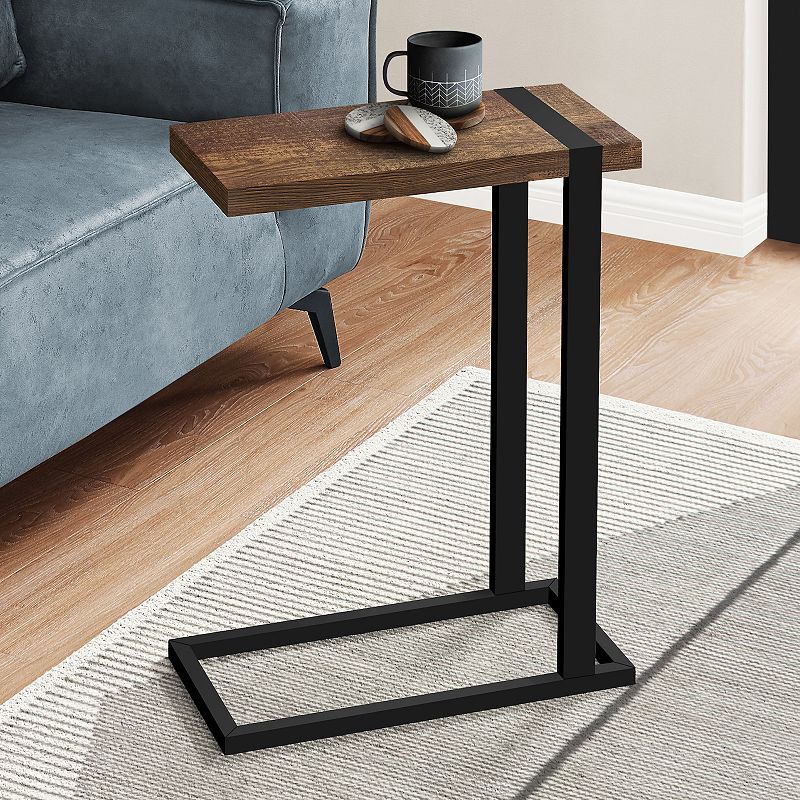 Monarch Faux Reclaimed Wood Side C Table