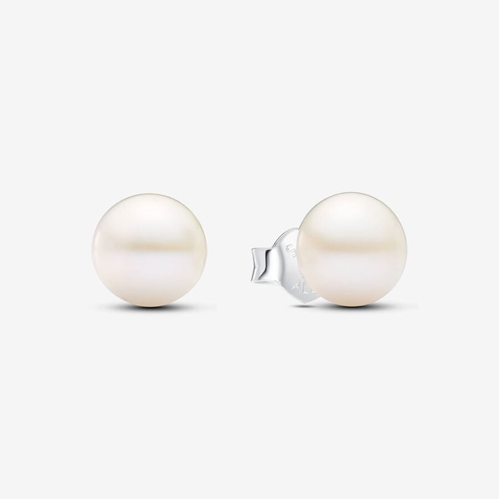 PANDORA  Treated Freshwater Cultured Pearl 7mm Stud Earrings - Sterling Silver