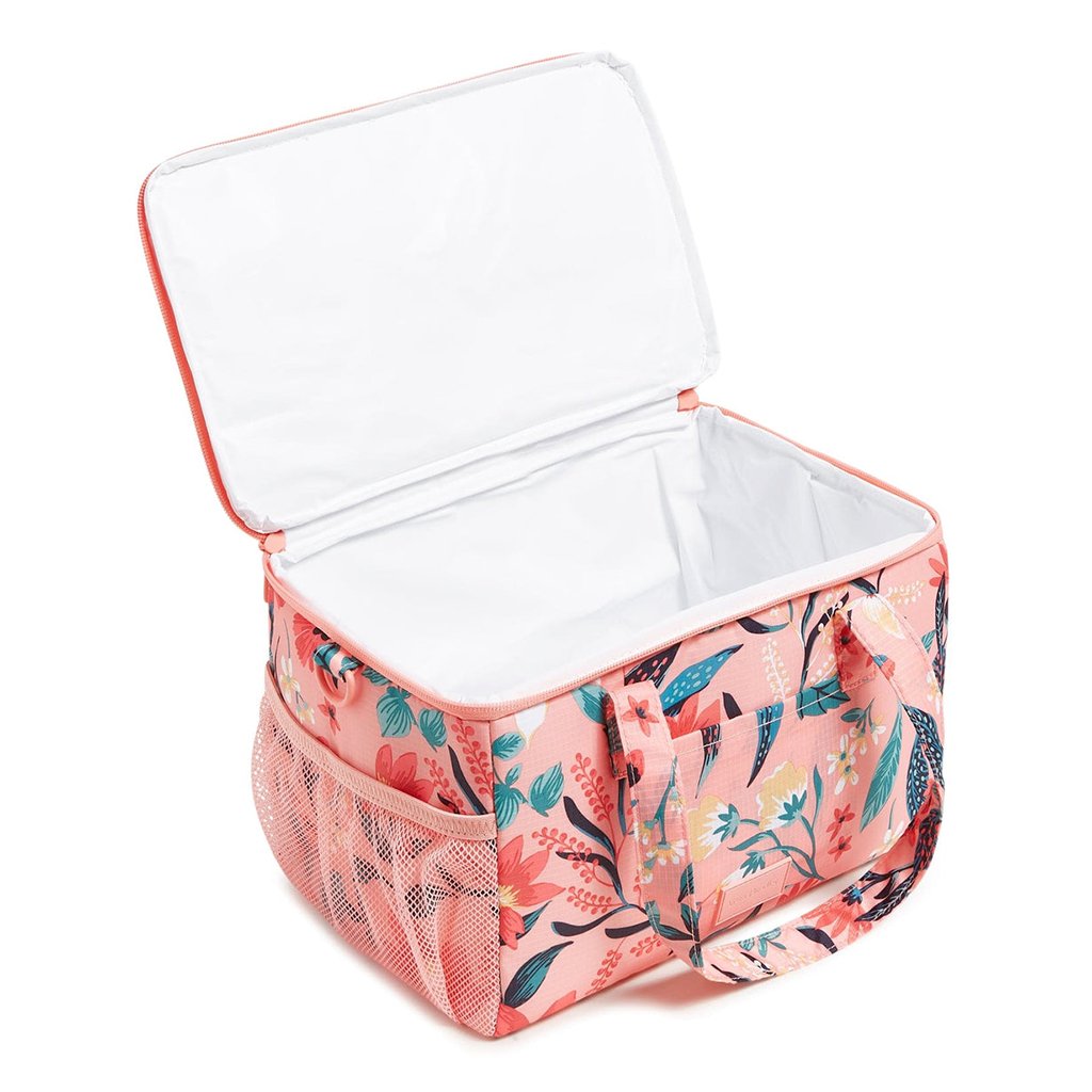 Vera Bradley  Cooler in Paradise Bright Coral