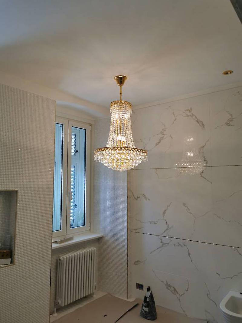 Phube Lighting French Empire Gold Crystal Chandelier Chrome Chandeliers Lighting Modern Chandeliers Light