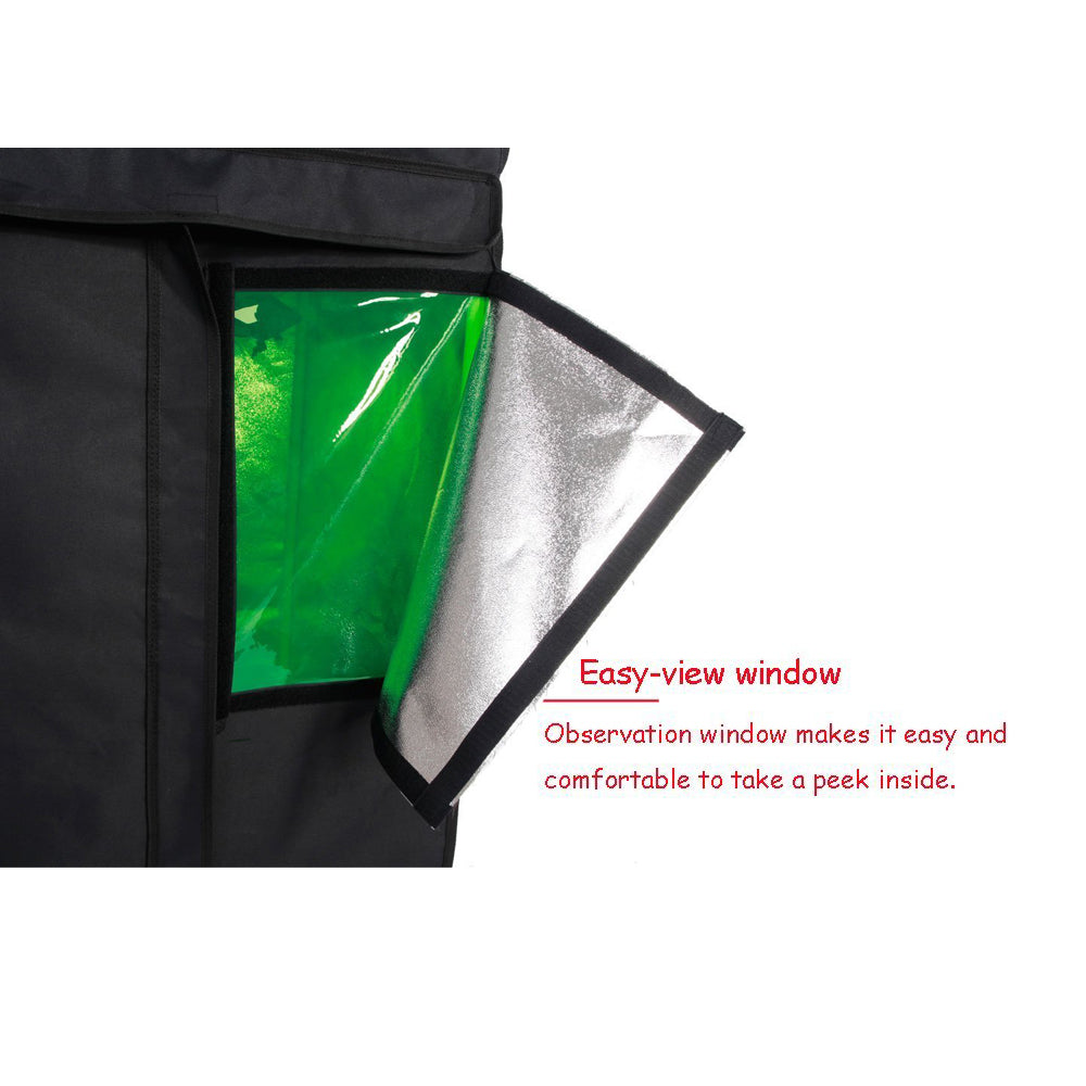 Zimtown 600D Small Indoor Mylar Hydroponics Grow Tent Oxford Cloth