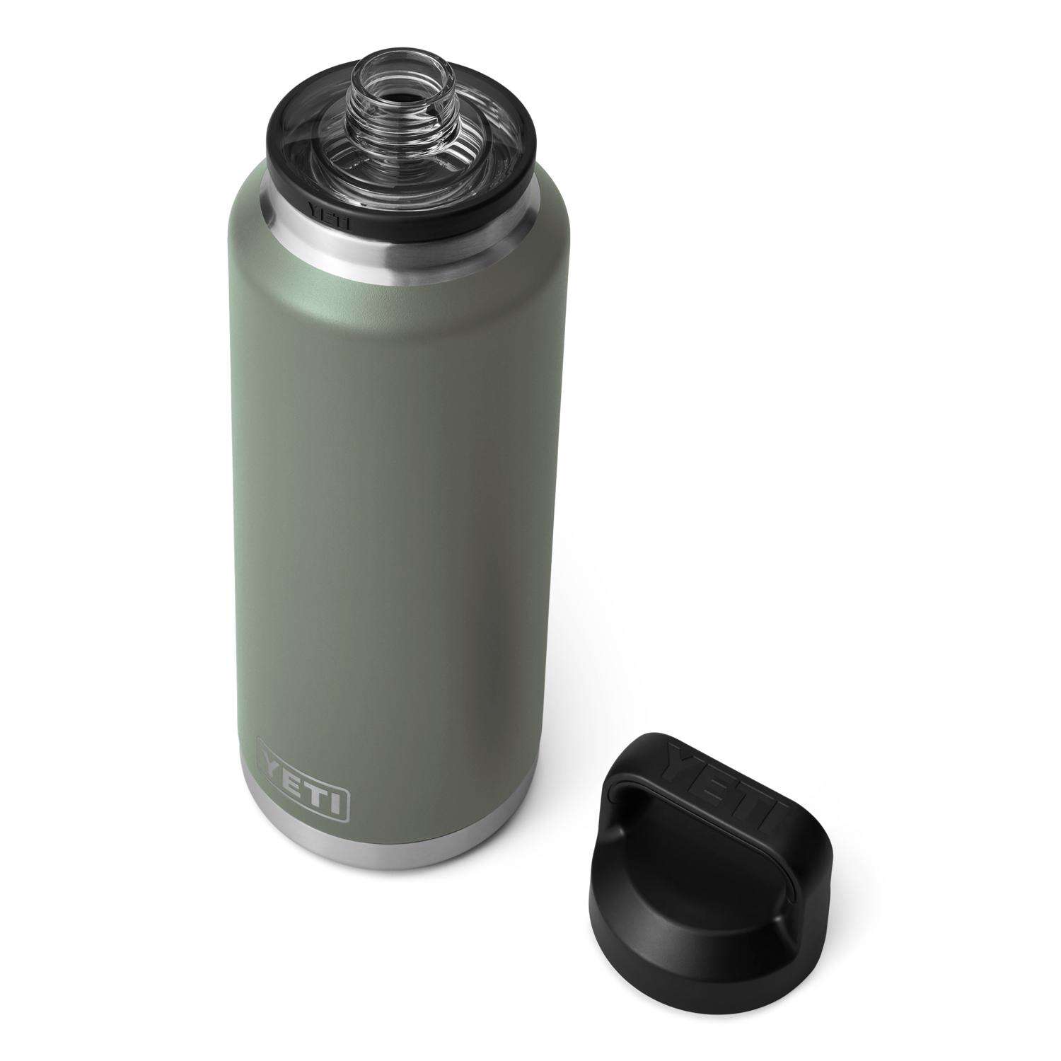 YETI Rambler 46 oz Camp Green BPA Free Bottle with Chug Cap