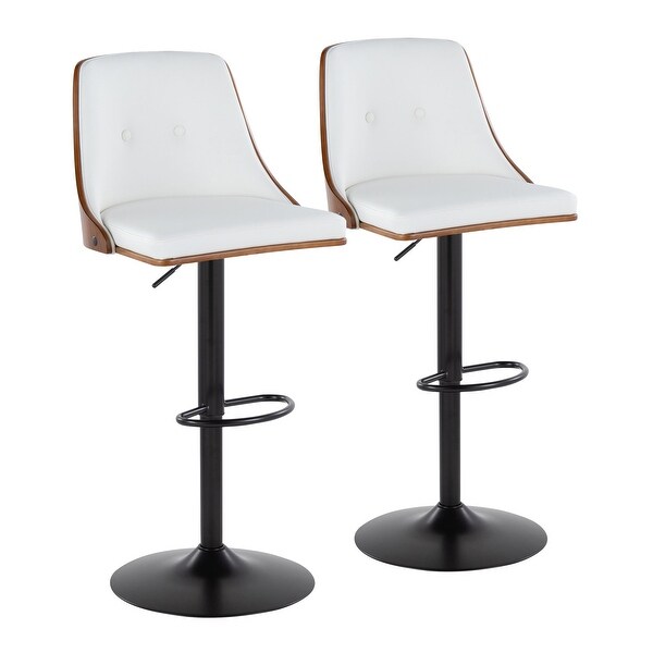 Carson Carrington Oscar Adjustable Height Bar Stool (Set of 2)