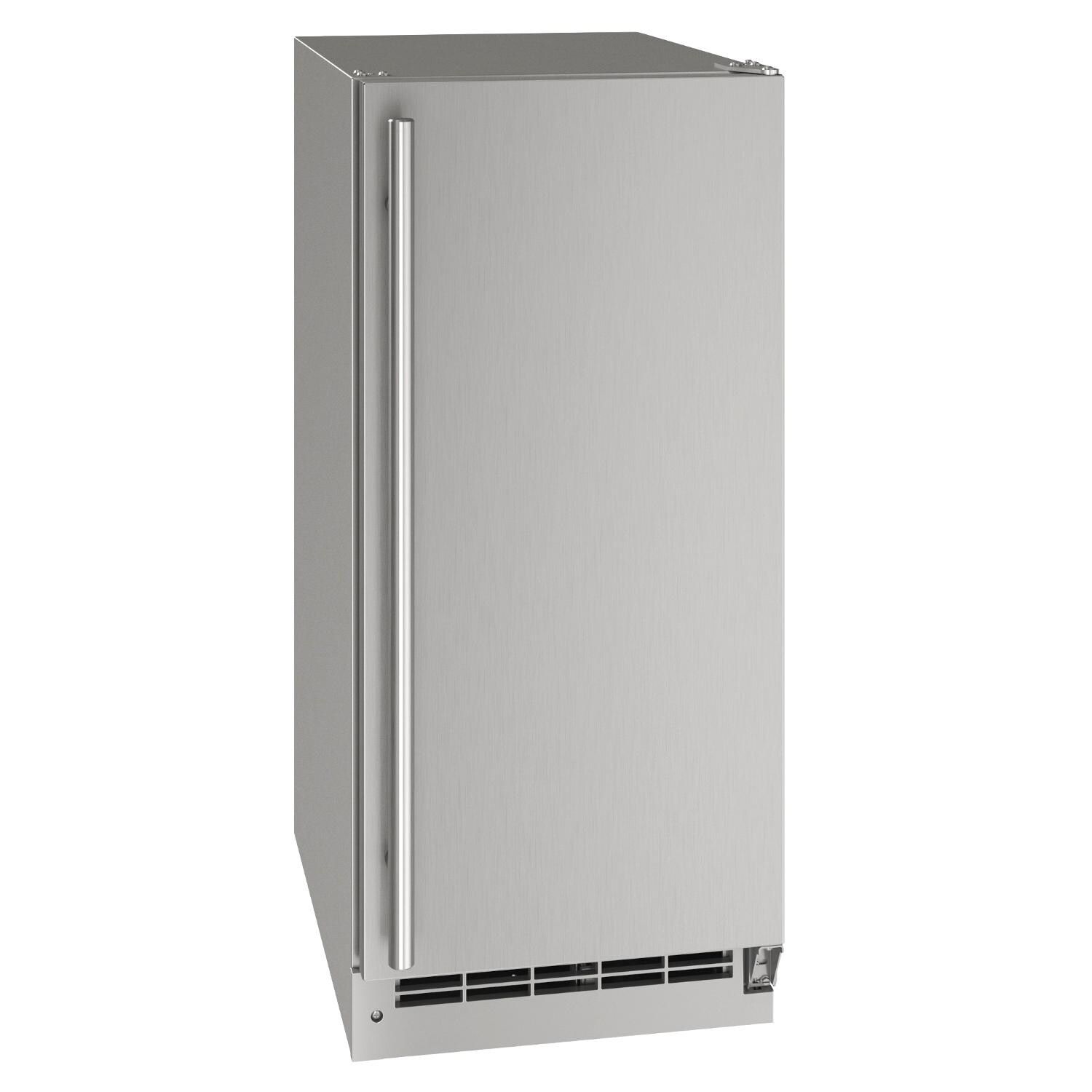 U-Line 15-Inch 3.1 Cu. Ft. Outdoor Rated Solid Door Refrigerator