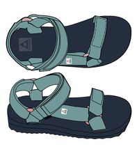 Venice Sandal - Deep Sea